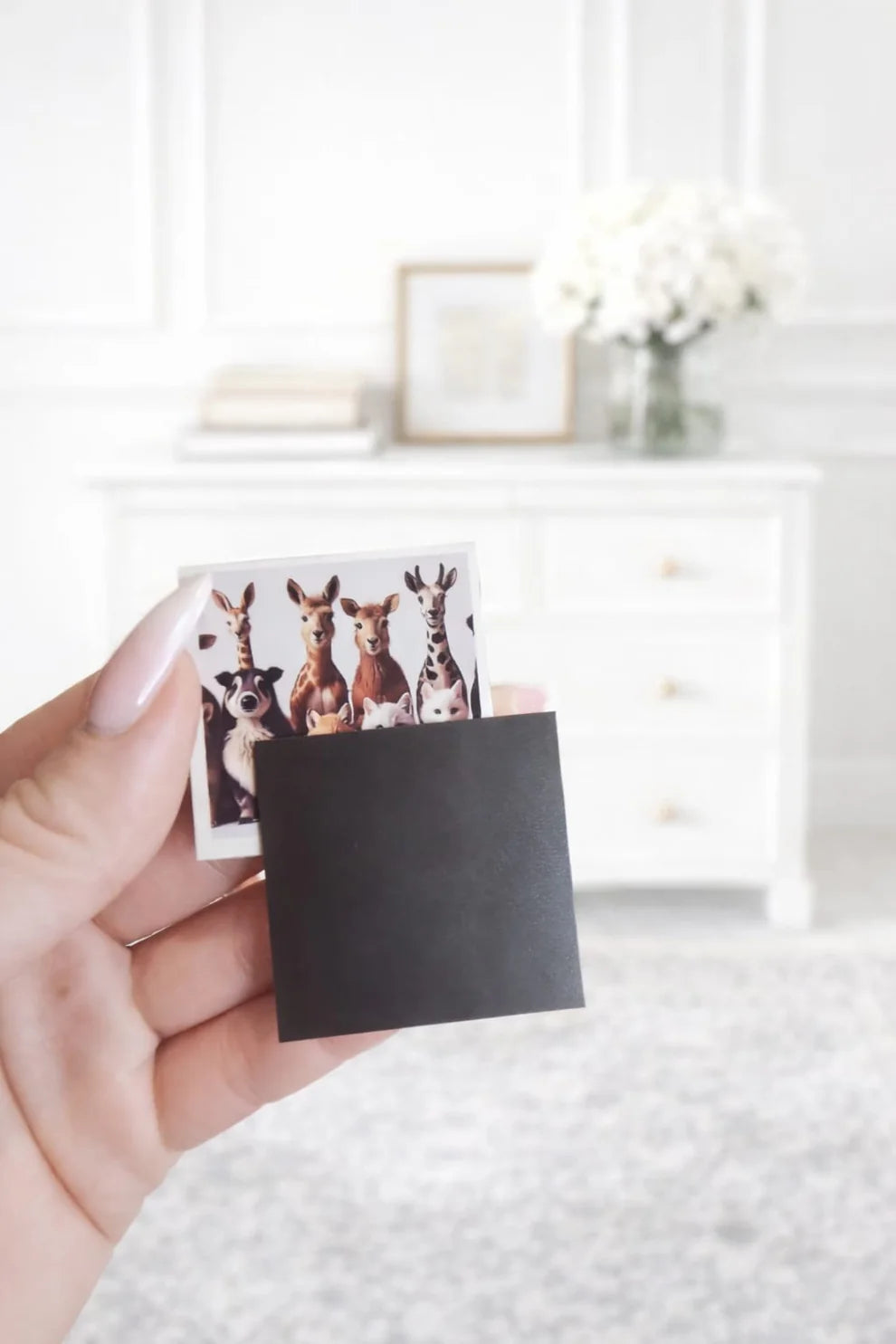 50x50mm Personalised Square Photo Magnet UK