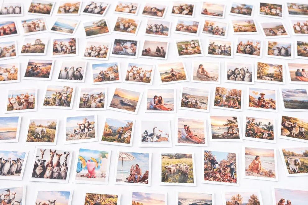 50x50mm Personalised Square Photo Magnet UK