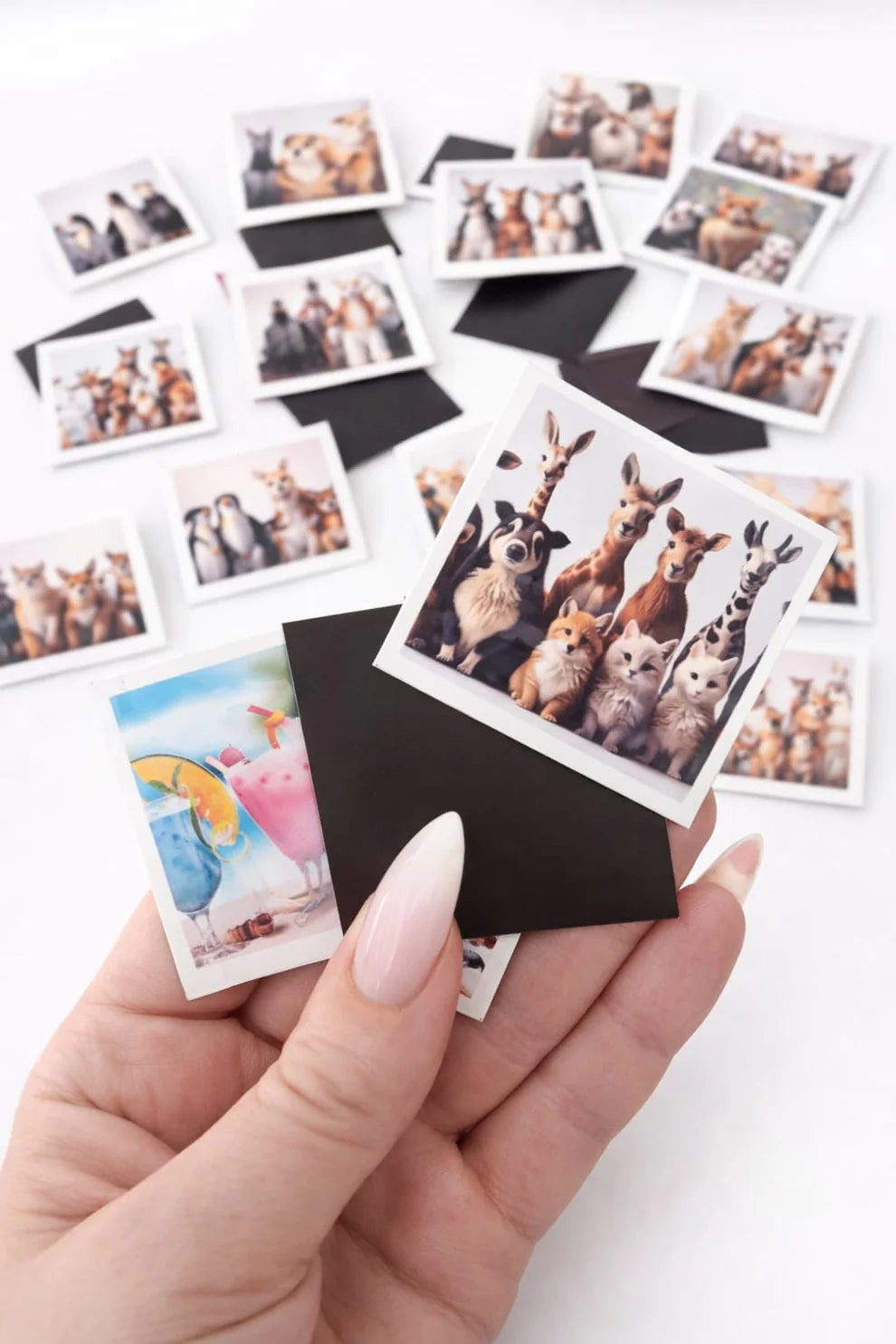 50x50mm Personalised Square Photo Magnet UK