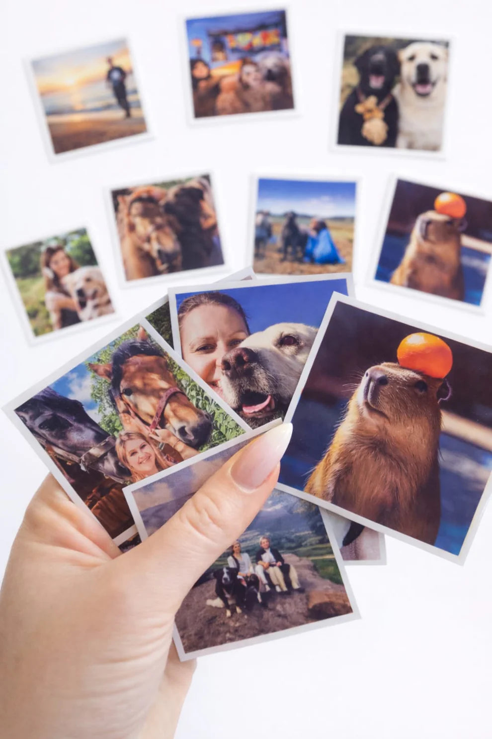 70x70mm Personalised Square Photo Magnet UK