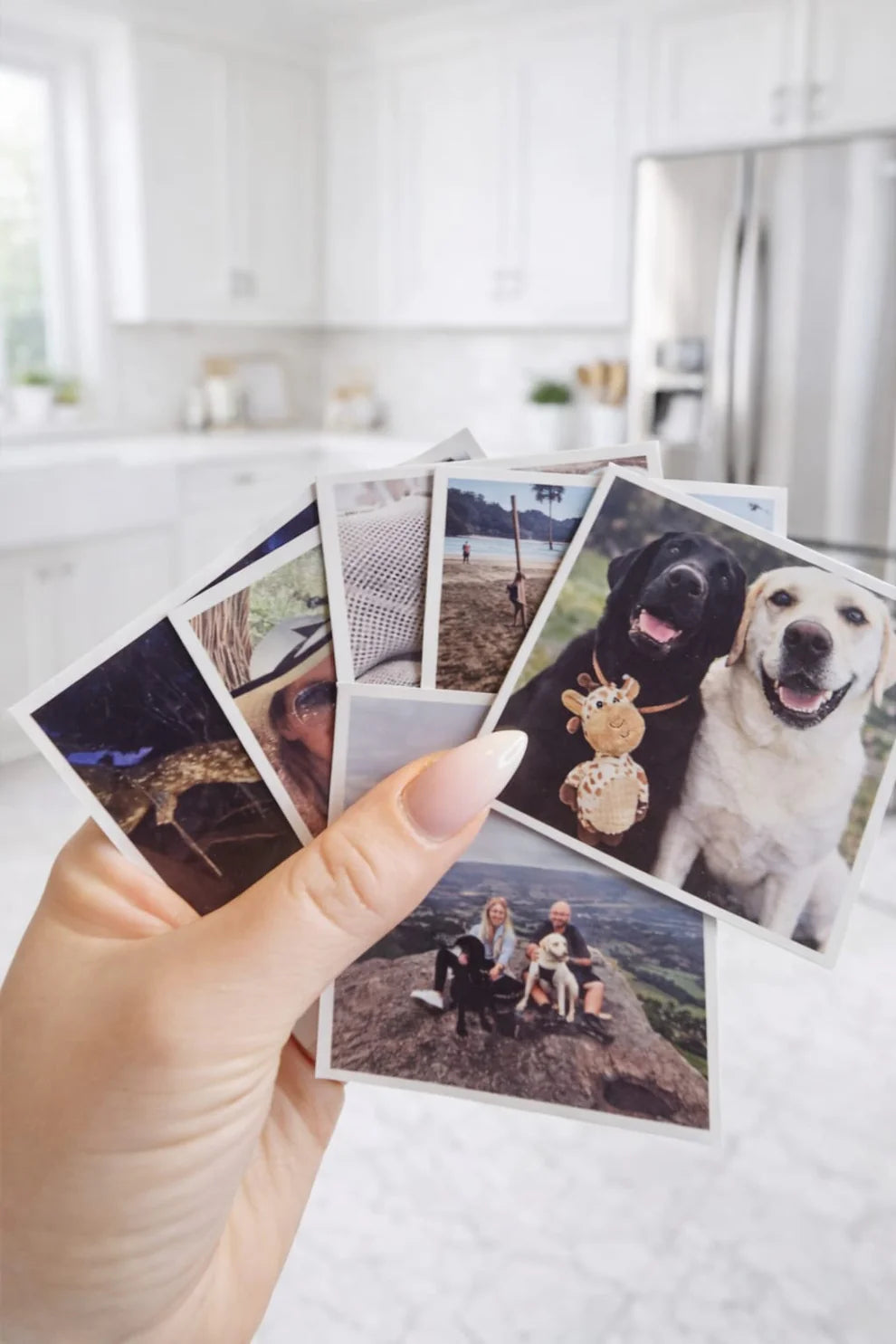 70x70mm Personalised Square Photo Magnet UK